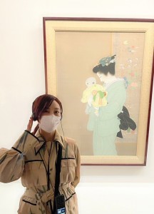 美術展で　新井さん