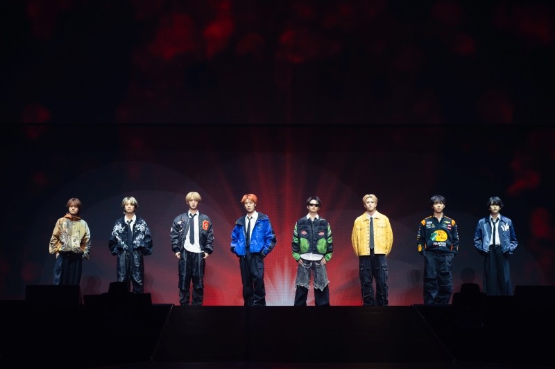 『マイナビ presents The Performance』 MAZZEL　パフォーマンスフォト　KAIRYU、NAOYA、RAN、SEITO、RYUKI、TAKUTO、HAYATO、EIKI