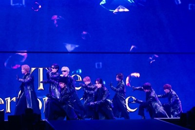『マイナビ presents The Performance』 SUPER★DRAGON パフォーマンスフォト　 志村玲於、古川毅、ジャン海渡、飯島颯、伊藤壮吾、田中洸希、池田彪馬、松村和哉、柴崎楽