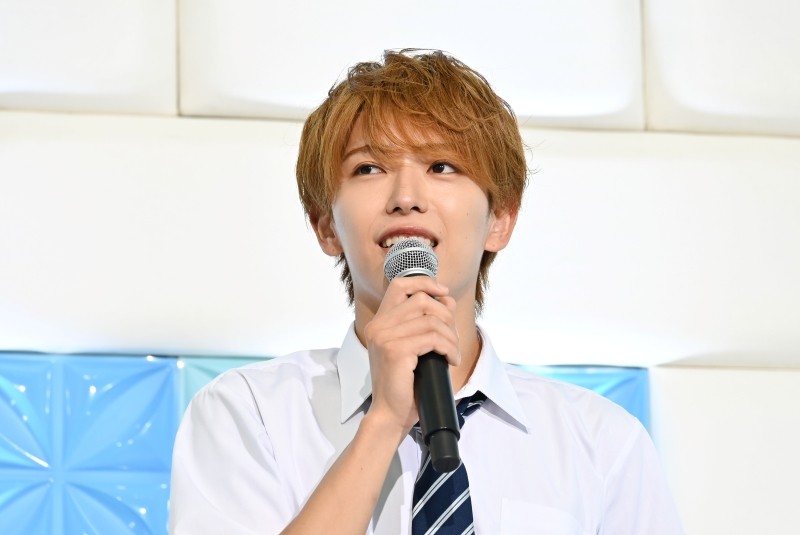 『夏色の雲が恋と嵐をまきおこす』（毎週土曜よる11時～）の制作発表記者会見　深田竜生（ACEes）