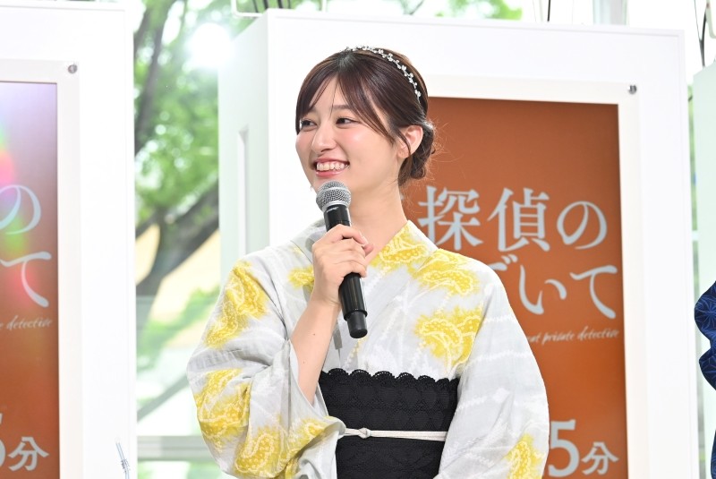 金曜ナイトドラマ『名探偵のままでいて』（毎週金曜よる11時15分～）制作発表記者会見　吉川愛